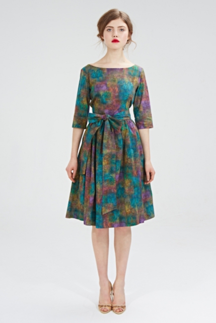 Mrs Pomeranz, collection-FW2015-2016-Ella-green-dress